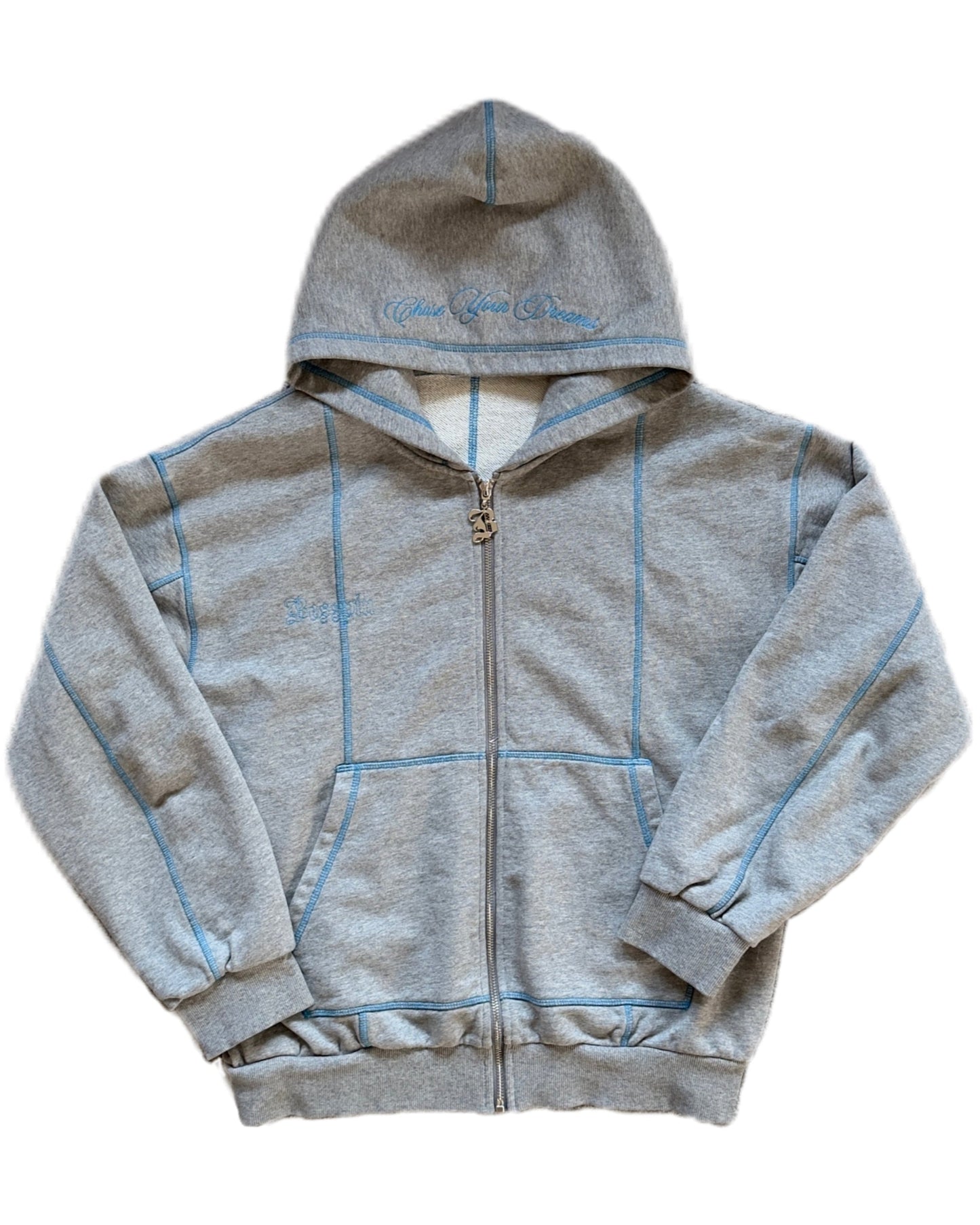 STICH LINE ZIP HOODIE