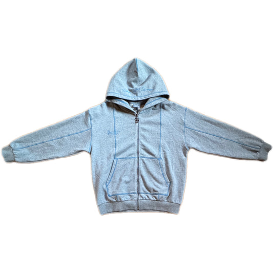 STICH LINE ZIP HOODIE